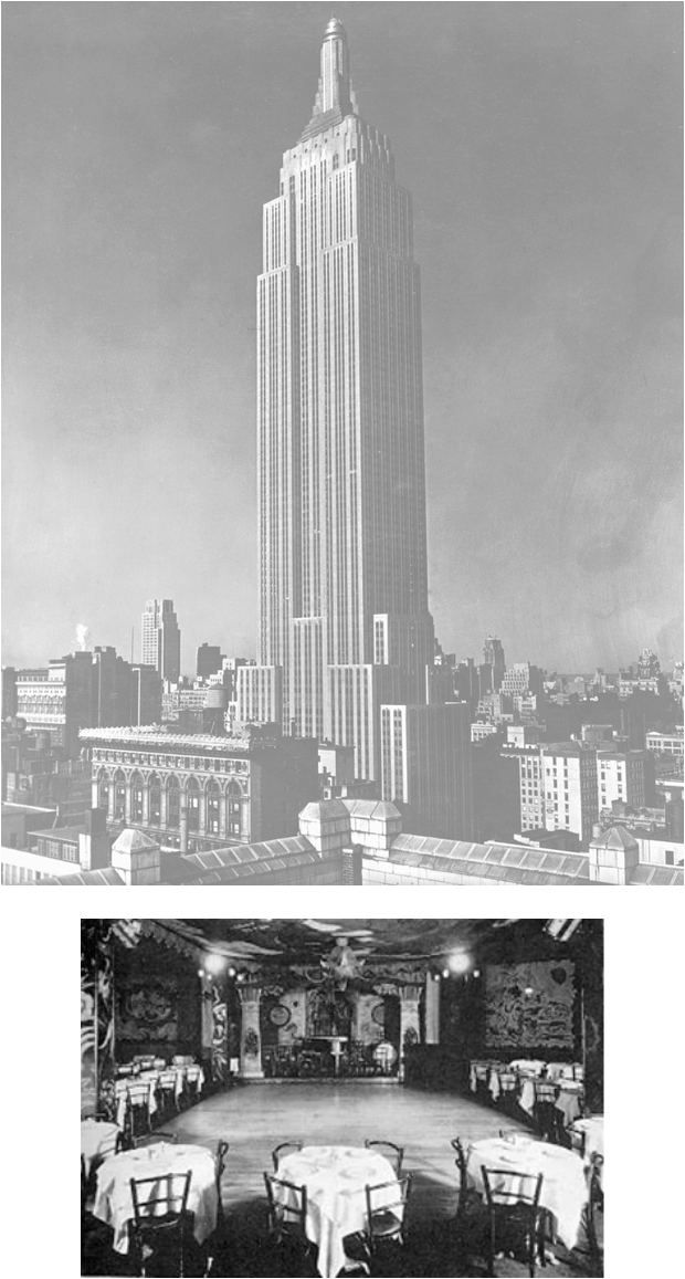 The Empire State Building In The 1920s And A Speakeasy - Poster: View Of The Empire State Building In New York (620x1157), Png Download