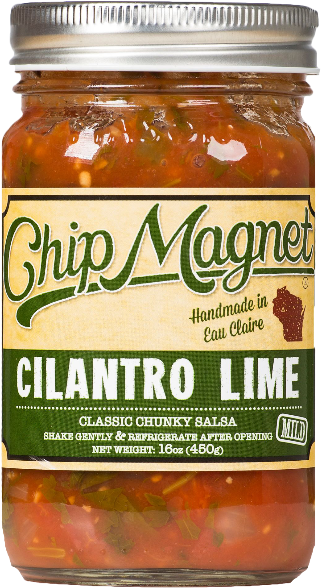 Cilantro Lime Non-gmo Salsa - Chip Magnet Salsa (400x632), Png Download