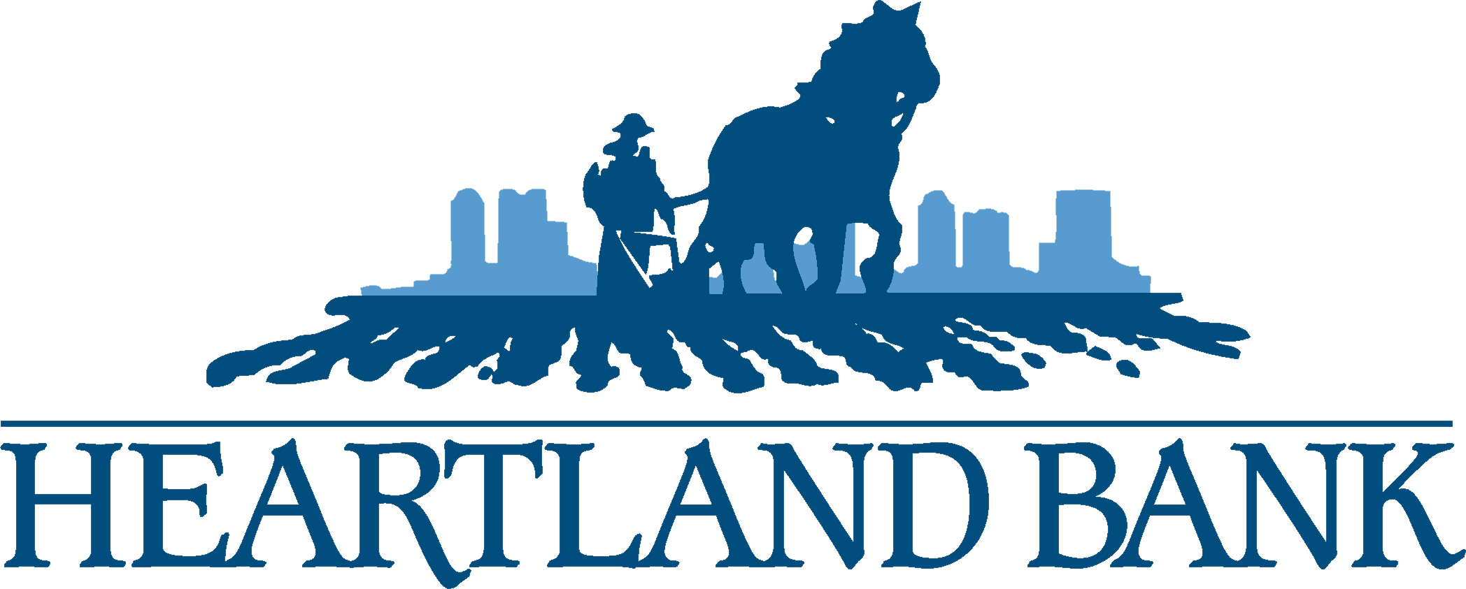 Heartland-bank - Heartland Bank Logo (2096x843), Png Download
