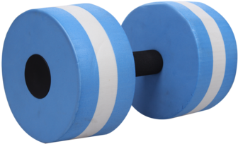 Different Shapes In Floatable Foam Dumbell For Swimming - Paper (350x350), Png Download
