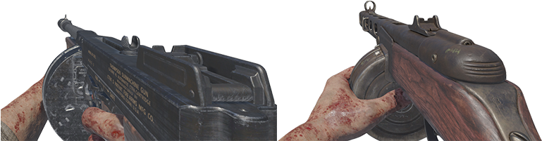 Imagem1927 - Ppsh41 Zombies (768x252), Png Download