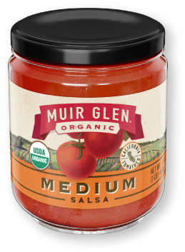 Jar Of Muir Glen Medium Salsa - Muir Glen Organic Fire Roasted Diced Tomatoes 15.5 (460x460), Png Download