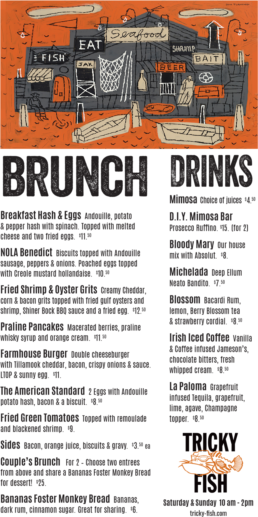 Tf Brunch Menu 07 18 Print - Menu (1000x1823), Png Download