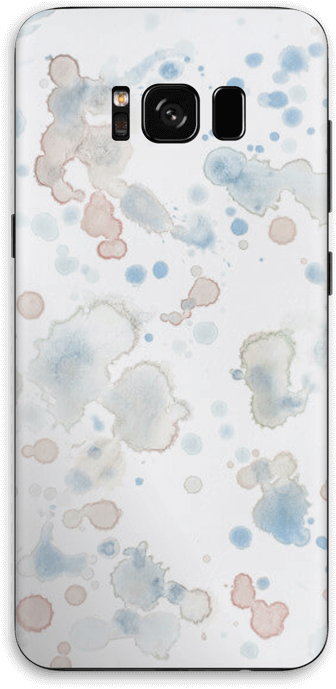 Lovely Watercolor Splash Skin For Your Laptop - Iphone (389x800), Png Download
