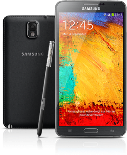 Samsung Galaxy Note - Samsung Galaxy Note 3 - Classic White (500x500), Png Download