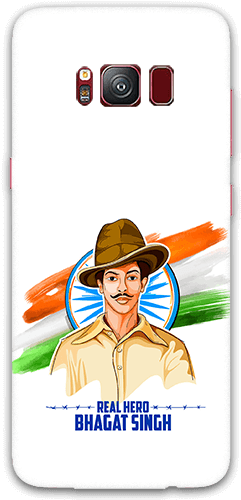 The Real Hero Bhagat Singh Galaxy S8 Mobile Back Case - Real Hero Bhagat Singh (600x600), Png Download