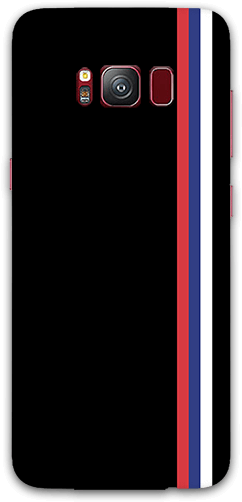 Black Background With Stripes Samsung S8 Mobile Case - Iphone (600x600), Png Download