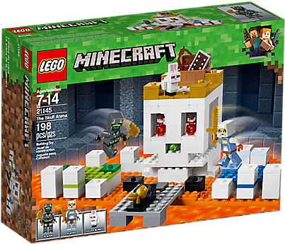 Lego Minecraft The Skull Arena 21145 (600x450), Png Download