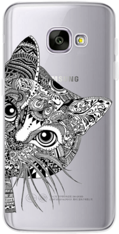 Silicon Cat Owl Case For Samsung Galaxy S5 S6 S7 Edge - Wahaha | Aztec Animal Printed Pu Leather Flip Wallet (480x480), Png Download