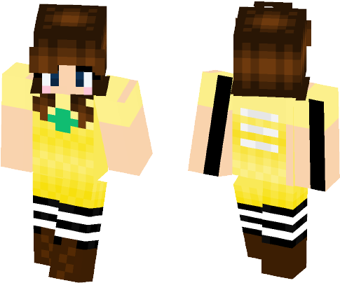 Female Minecraft Skins - Minecraft Detroit Become Human Skin (584x497), Png Download