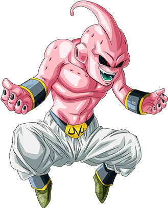 Kid Buu Dbzdokkanbattle Render - Kid Buu Png (426x568), Png Download