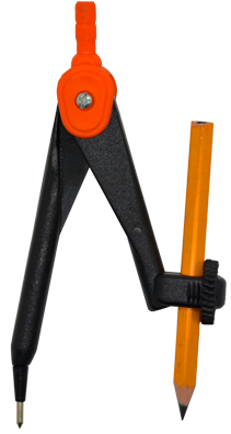 Compás Plástico Baco - Plastic (400x400), Png Download