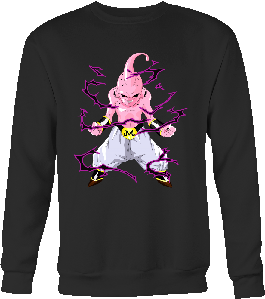 Download Unisex Sweatshirt T Shirt Kid Buu Shirt PNG Image with No