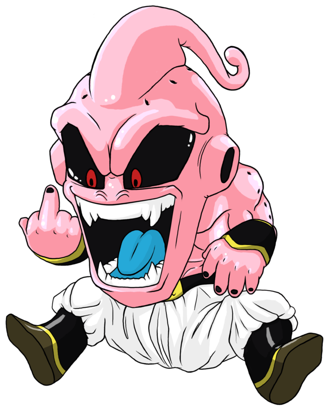 Dokkanbattle Eruption Of Anger Majin Buu Character - Cartoo PNG Transparent  With Clear Background ID 186507
