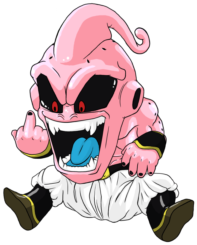 Free Dbz Kid Buu Had Enough - Dragon Ball Chibi Majin Buu (900x936), Png Download