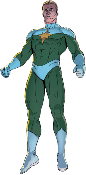 No Caption Provided No Caption Provided - Captain Glory Marvel (295x600), Png Download