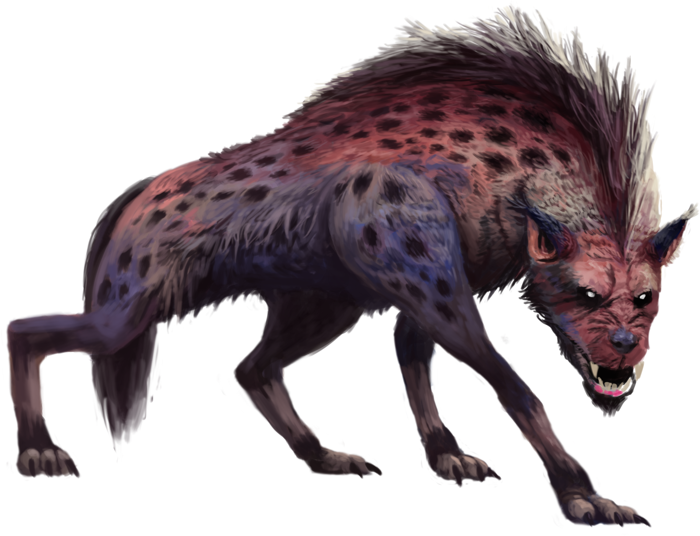Spotted Hyena - Giant Hyena Dungeons And Dragons (3000x2800), Png Download