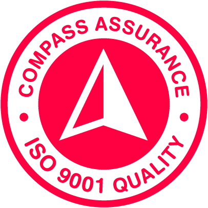 Compass-logo - Compass Iso9001 (406x406), Png Download