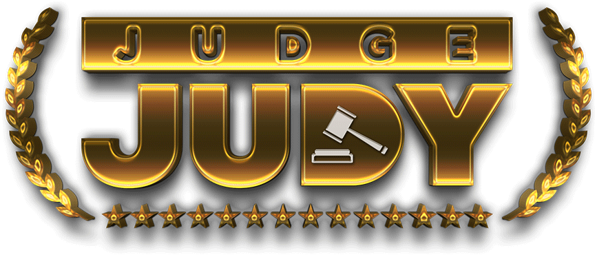 Judge Judy Banner 0000 Judge Judy Logo - Judge Judy Logo Png (867x373), Png Download