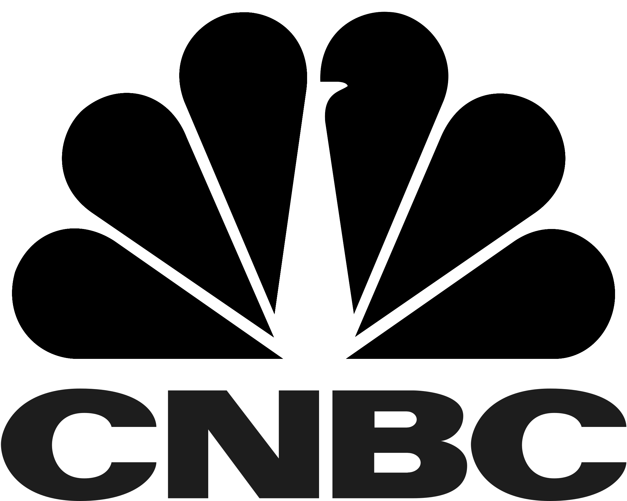 Cnbc Logo Black Transparent - Cnbc Europe Logo Png (2400x1916), Png Download