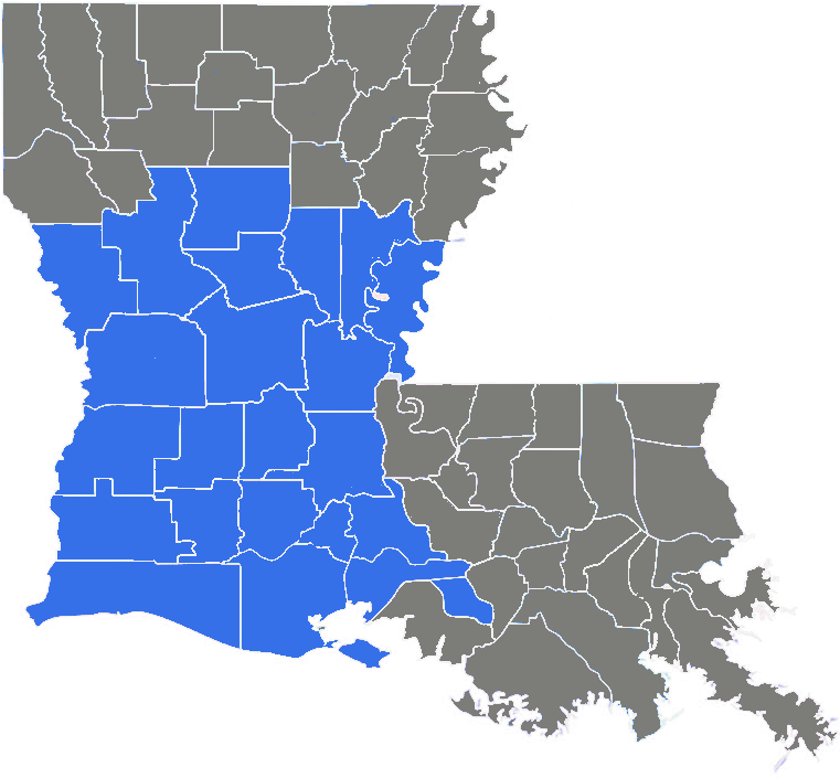 In 1999 The Court Was Dedicated & Renamed In Honor - Louisiana Vector (779x722), Png Download