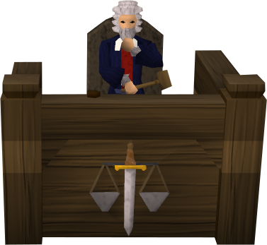 Judge Table (377x347), Png Download