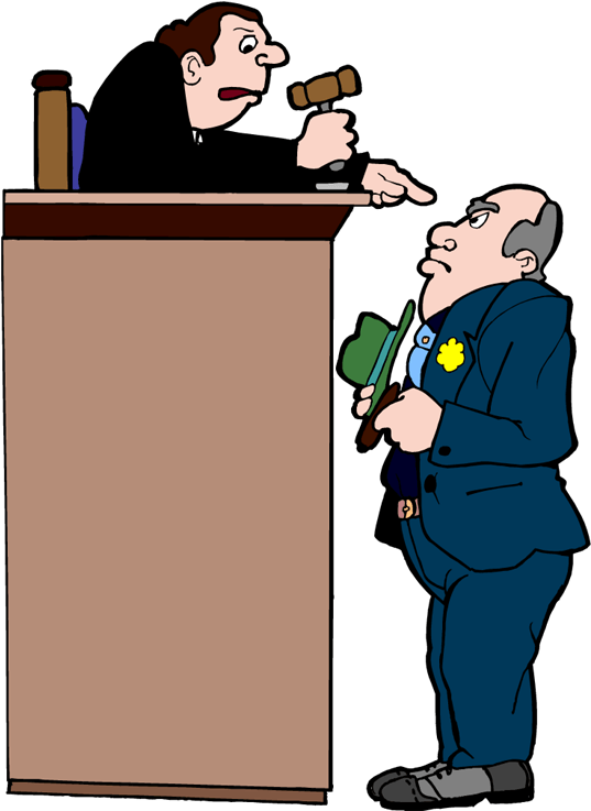 Judge Pointing At State Trooper Png - Judge (546x750), Png Download