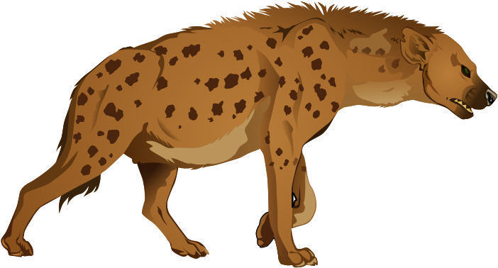 Hyena Png - Hyena Clipart (814x529), Png Download