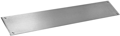 Ce 832 6 Push Bar 1/4" X 6" Stainless Steel - Blade (400x400), Png Download