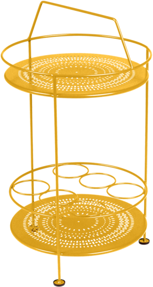 Gueridon Metal, Bar Portatif, Gueridon Fermob, Gueridon - Desserte Montmartre Fermob (760x760), Png Download