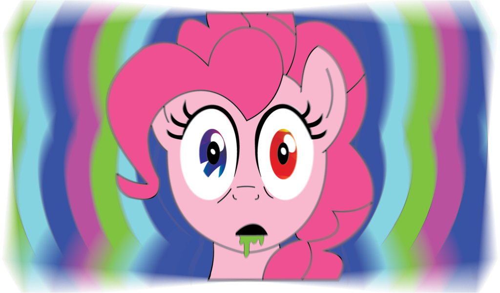 Rainb0wdashie, Drug Use, Lsd, Pinkie Pie, Safe - Pinkie Pie Acid (1024x600), Png Download