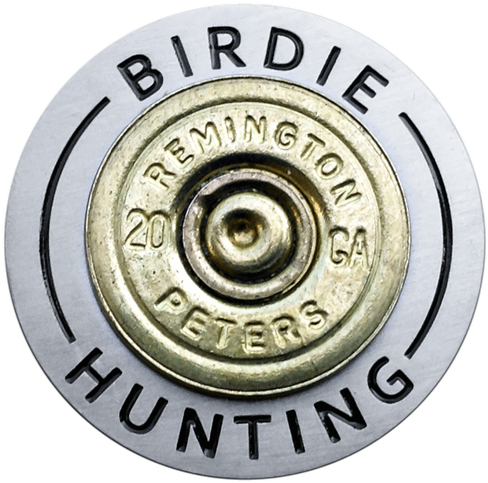 20 Gauge Shotgun Shell Ball Marker & Hat Clip - Readygolf - Birdie Hunting - 20 Gauge Shotgun Shell (500x500), Png Download