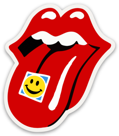 Lsd Eater Magnet 3" - Beatles Vs Rolling Stone (407x465), Png Download