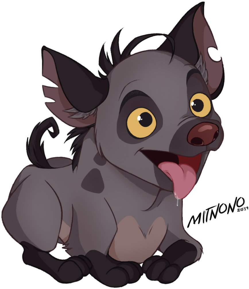 Clipart Face Hyena - Anime (1579x1125), Png Download