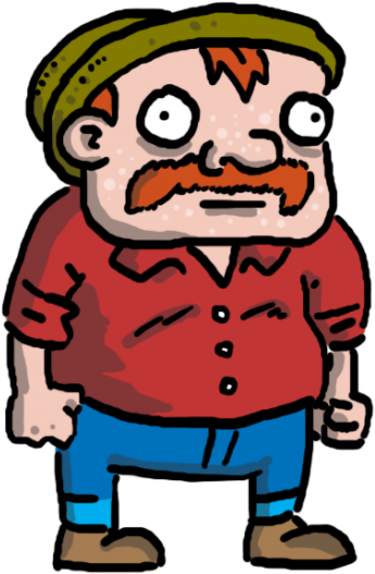 Download We Don't Want To Show The Game Itself For The Moment, - Cartoon  Lumberjack Transparent PNG Image with No Background 