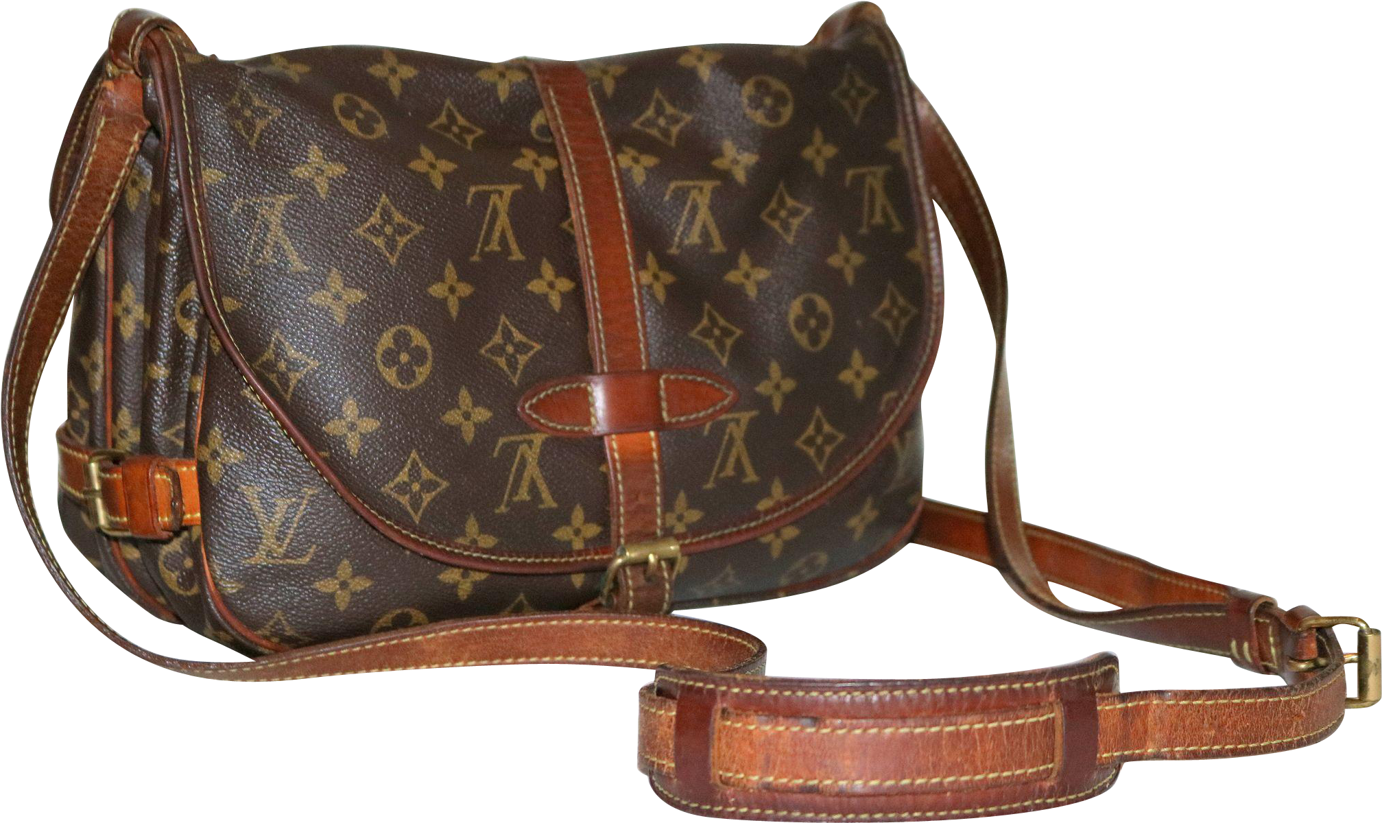 Vintage Louis Vuitton Samur - Louis Vuitton France (2014x2014), Png Download