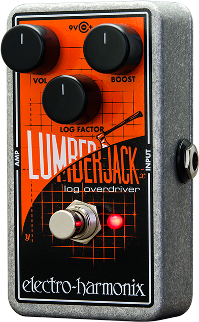 Download Png Image File - Electro Harmonix Lumberjack Log Overdriver Guitar Effects (450x640), Png Download