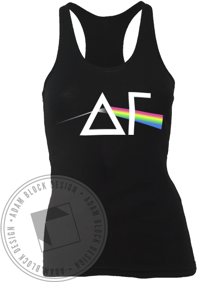 Delta Gamma Pink Floyd Tank - Cheer Team Shirts Designs (464x585), Png Download