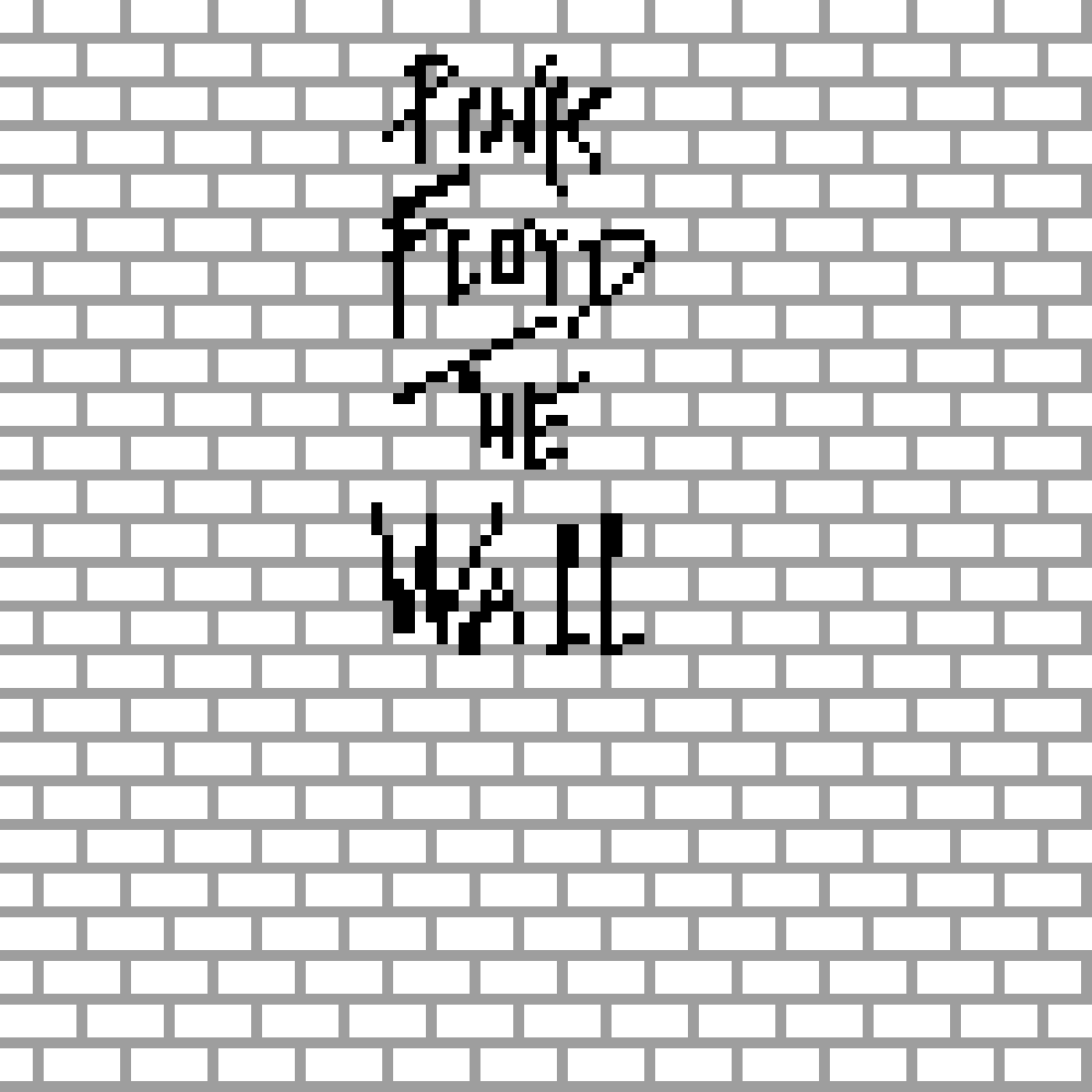 Pink Floyd The Wall Album Cover - Pink Floyd The Wall Album (1200x1200), Png Download