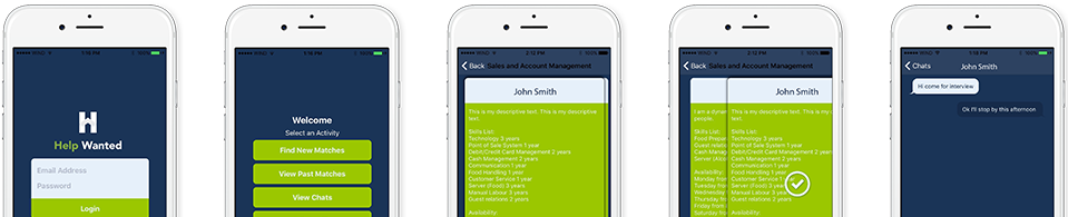 About Help Wanted Inc - Mobile App (960x215), Png Download