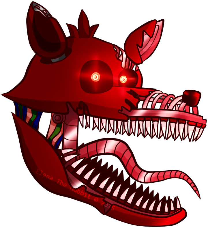 Nightmare Foxy Png Picture - Nightmare Foxy Ghast (800x800), Png Download