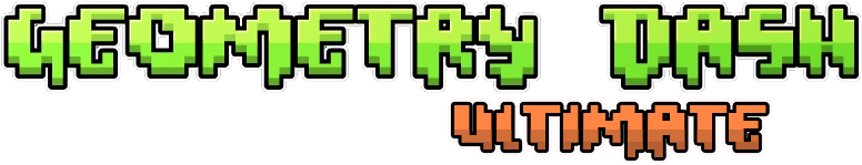Home - Geometry Dash (898x198), Png Download