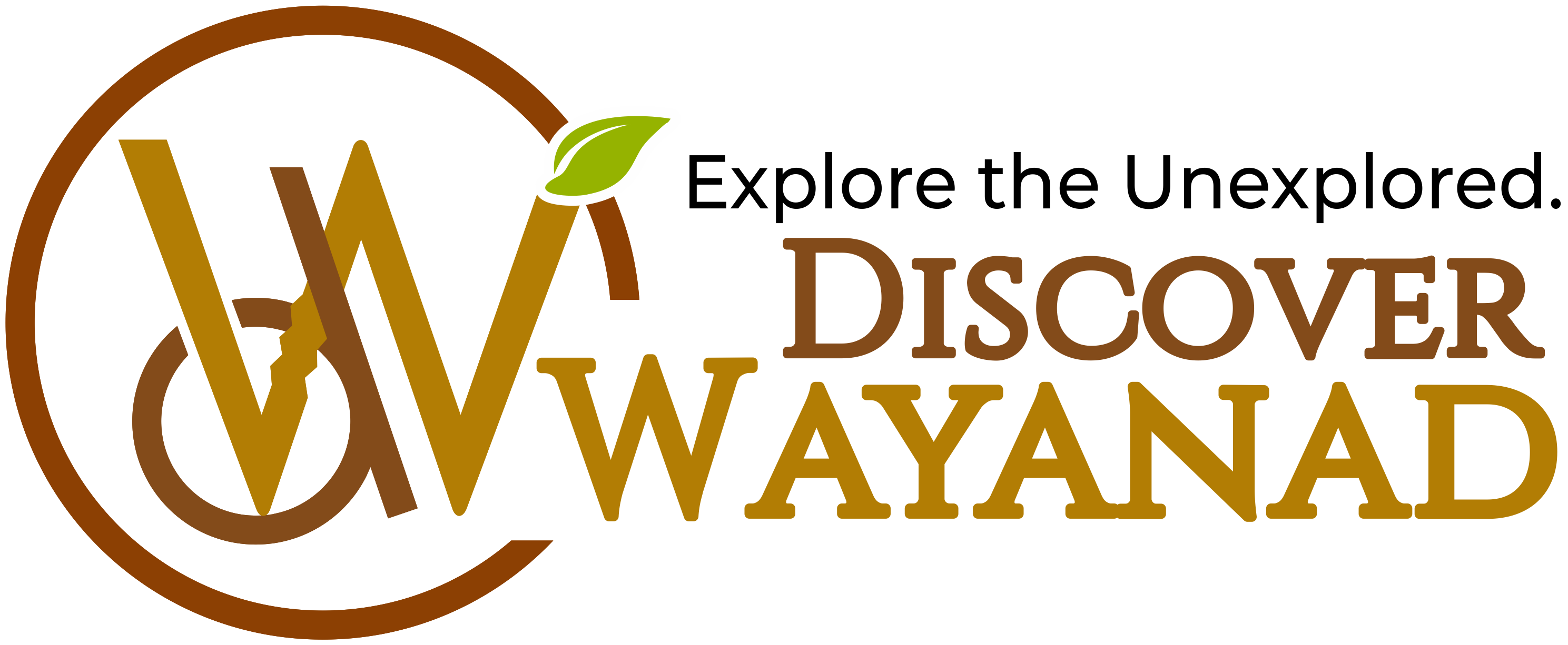Discover Wayanad Logo See The Difference - Discover Wayanad (2977x1226), Png Download