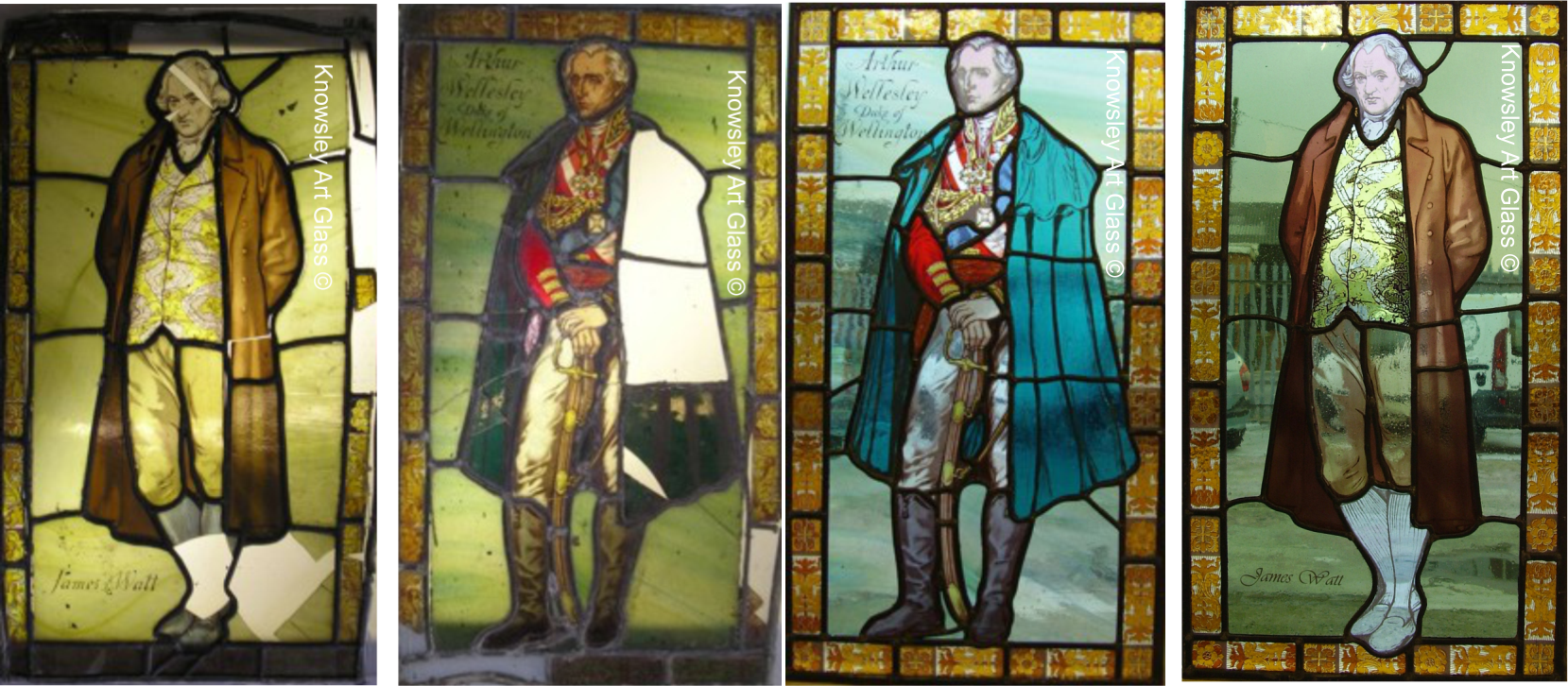 Hand Painted Glass Stained Glass Repair - Broken Glass Painting Png (1659x726), Png Download