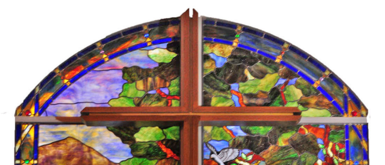 Stained Glass Png (1000x340), Png Download