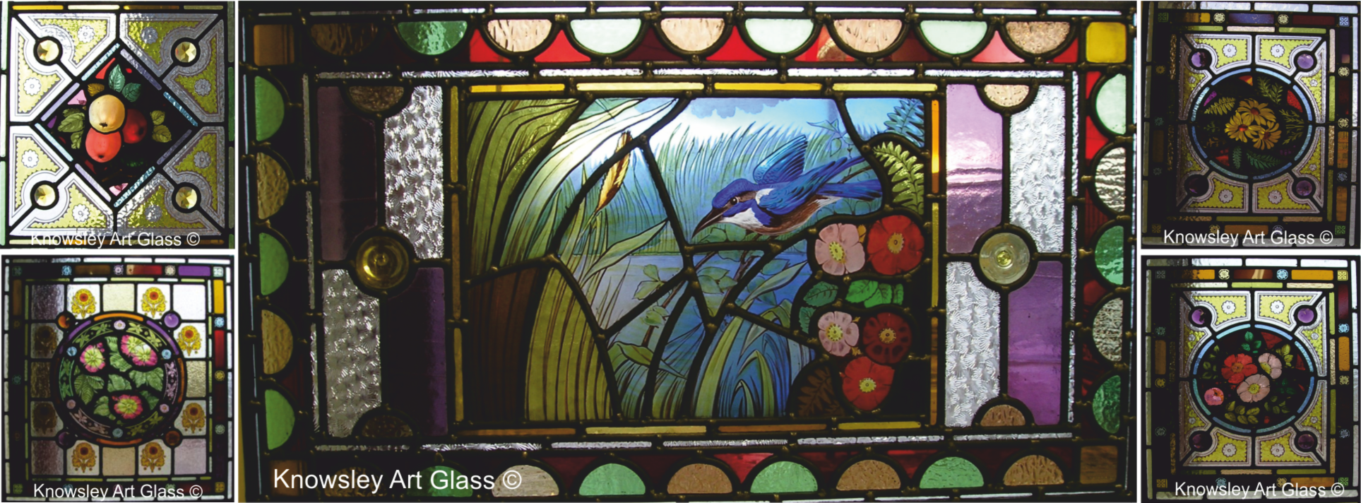 Stained Glass Repair Leadlight Decorative Glass - Stained Glass (1927x712), Png Download