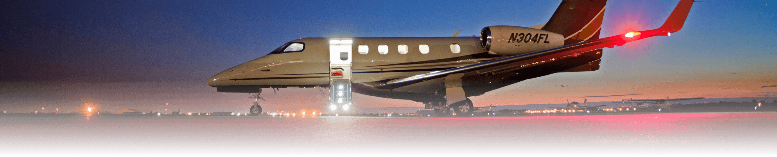 Flight Options Best Private Jet Programs - Aviation (2675x540), Png Download