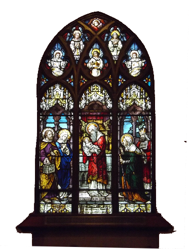 Home Ministries Bulletins Stained Glass Windows Contact - Stained Glass (373x491), Png Download