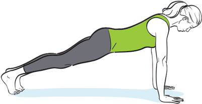 Yoga Plank - Plank (600x250), Png Download