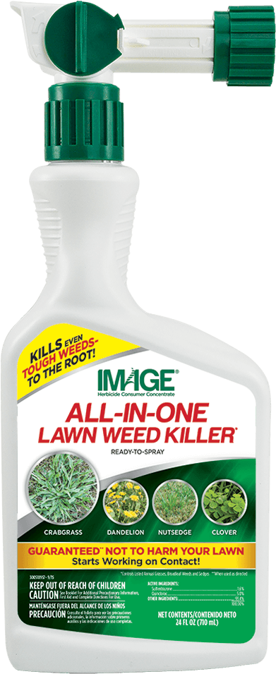 Image® All In One Weed Killer - All-in-one Lawn Weed Killer - Ready To Spray - 24 Fl (1000x1000), Png Download